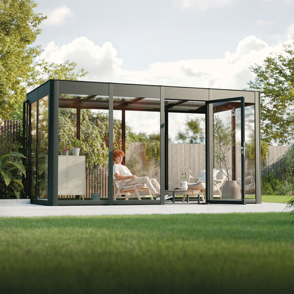 SunElements.de - SunGarden Sommergarten Kristall mit ESG Klarglas Wänden