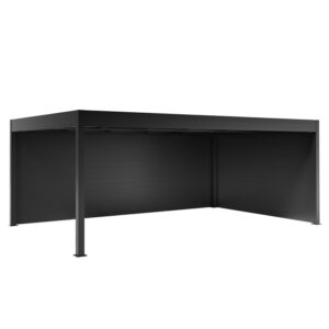 1x Seitenwand 549 cm + Rückwand 362 cm