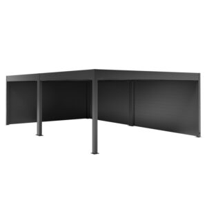 1x Seitenwand 447 cm + Rückwand 724 cm