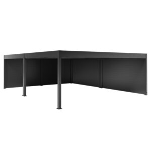 1x Seitenwand 549 cm + Rückwand 724 cm