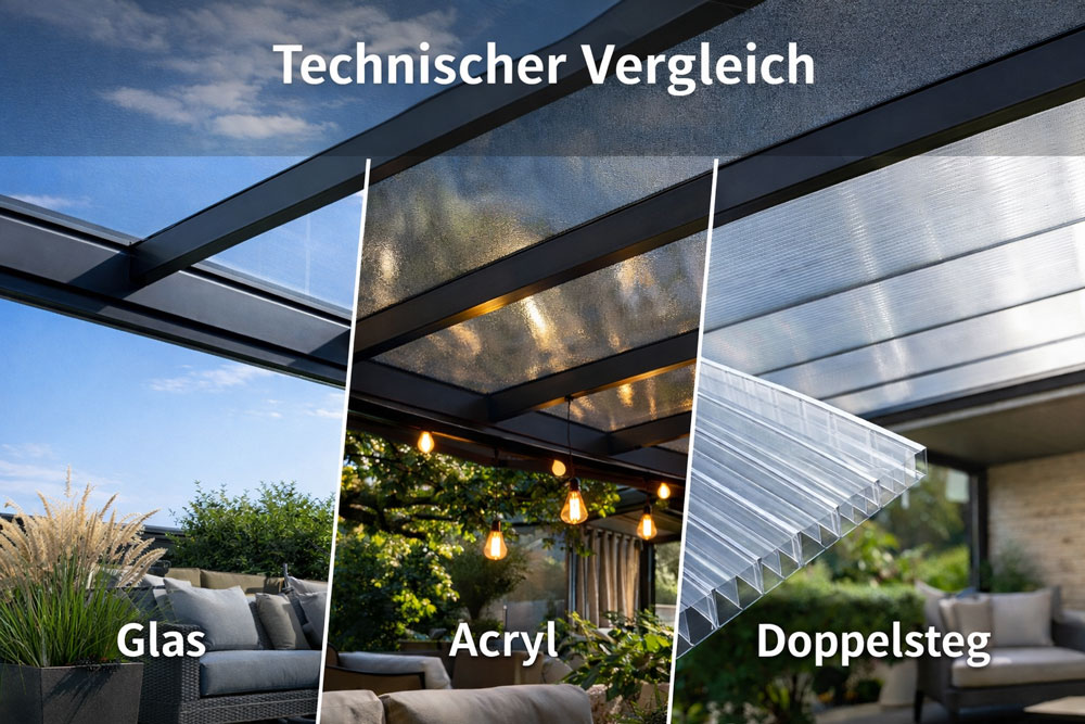Technischer Vergleich - So triffst du die richtige Materialentscheidung - Blog - SunElements