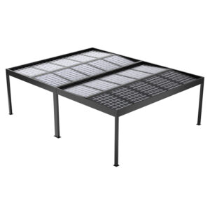 SunVaro Carport Energy - Größe Doppel XL - SunElements