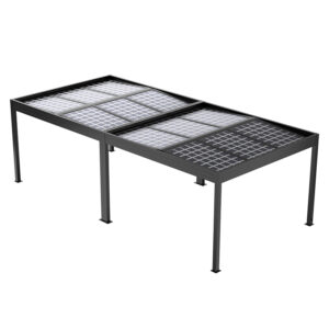 SunVaro Carport Energy - Größe Doppel M - SunElements