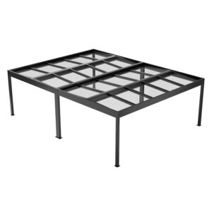SunVaro Carport Kristall - Größe Doppel XL - SunElements