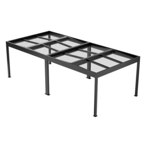 SunVaro Carport Kristall - Größe Doppel M - SunElements