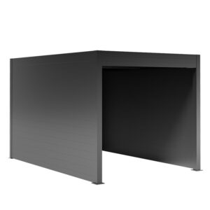 2x Seitenwände 240 cm + Rückwand 362 cm