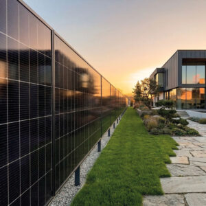 Clôture photovoltaïque - Exemple de client - SunElements
